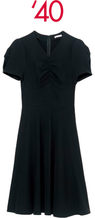 ELLE 70周年記念ブラックドレス 40s ブラック