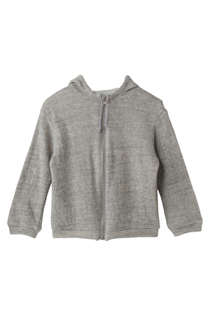[�R�h�� �r�[���X/�L�b�Y ���ǂ� �r�[���X] (kids)�yMAKIE�zJERSEY �t�[�h2 4Y-6Y �ۃO���[ ELLE SHOP �ʔ�