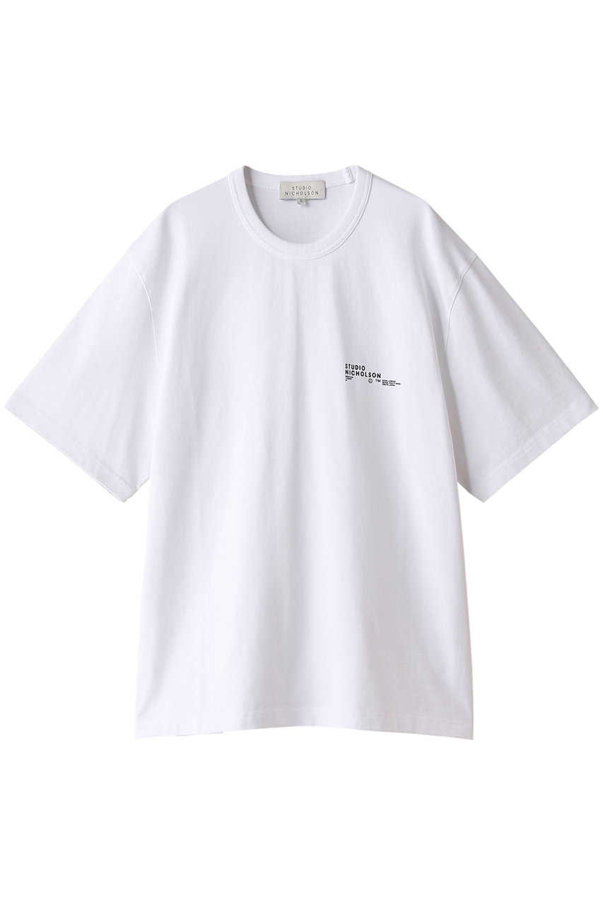 スタジオ ニコルソン LOGO BOXY FIT T シャツ