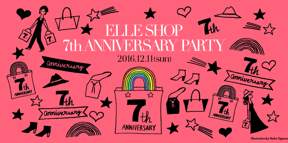 ELLEshop 7th anniversary Party 2016.12.11(sun)