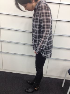 ELLE SHOP】“透け感”にやられたチェックシャツ'S CLOSET｜ファッション
