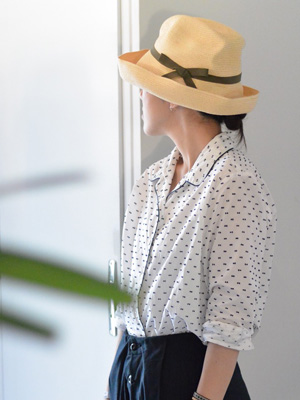 ELLE SHOP】夏のスタイルに欠かせないmature ha.の定番BOXED HAT'S