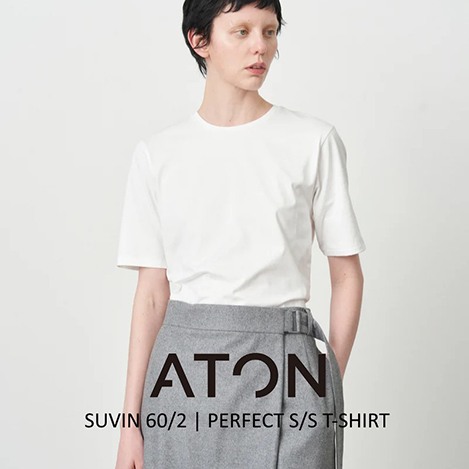 「エイトン」の名品“パーフェクトショートスリーブTシャツ”
