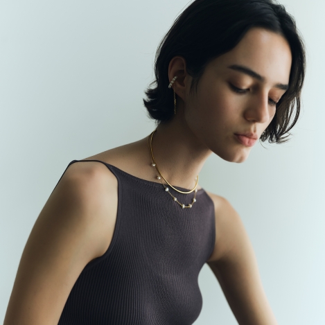 「プラス ヴァンドーム」からELLE SHOP限定のパールジュエリーが登場