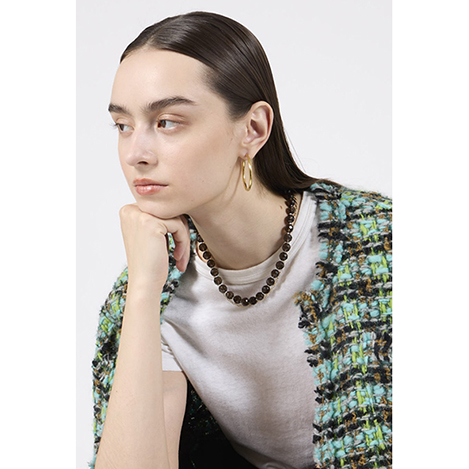 【ELLE SHOP限定】コントラストが映える「メゾンドパルス」の天然石ネックレス