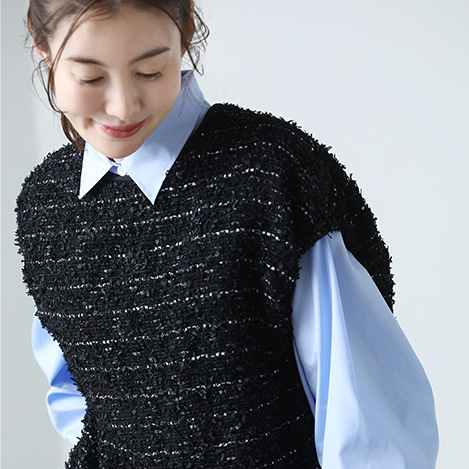 素材感感じる、深みのある冬アイテム