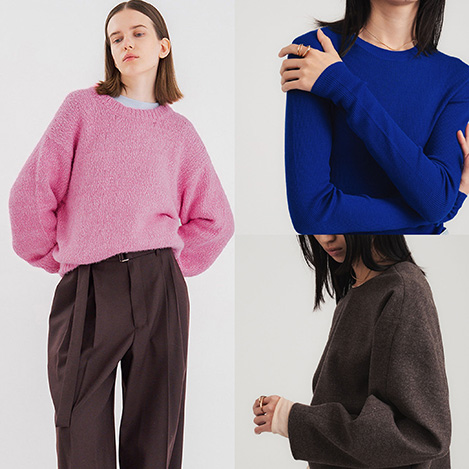 「スタニングルアー」の大人の冬スタイルを彩るトップスをカラー別にご紹介！