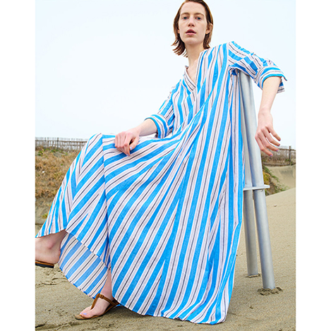 １枚で着映えする「ヌキテパ」コットンドレス