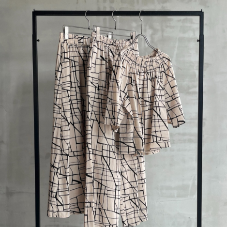 モダンな幾何柄“COTTONLAWN PRINT”シリーズが登場！