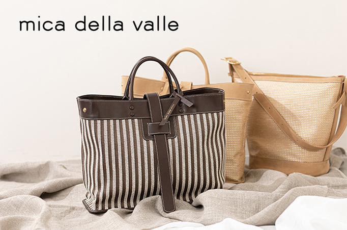 ELLE SHOP】『mica della valle(ミカ デラ ヴァッレ)』シーンレスで