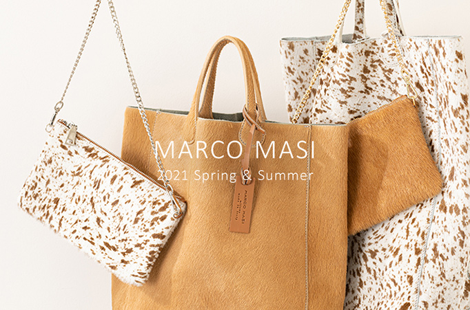 ELLE SHOP】『MARCO MASI (マルコ マージ)』別注アイテム！ 特別なデザインが完成｜ファッション通販 エル・ショップ