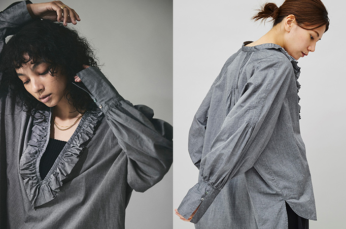 ELLE SHOP】細部までこだわり抜いて仕上げたディテールが魅力のフリル 