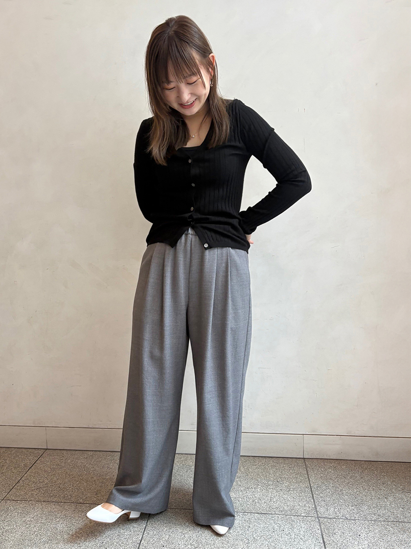 シルエットで魅せる本命カシミヤニット