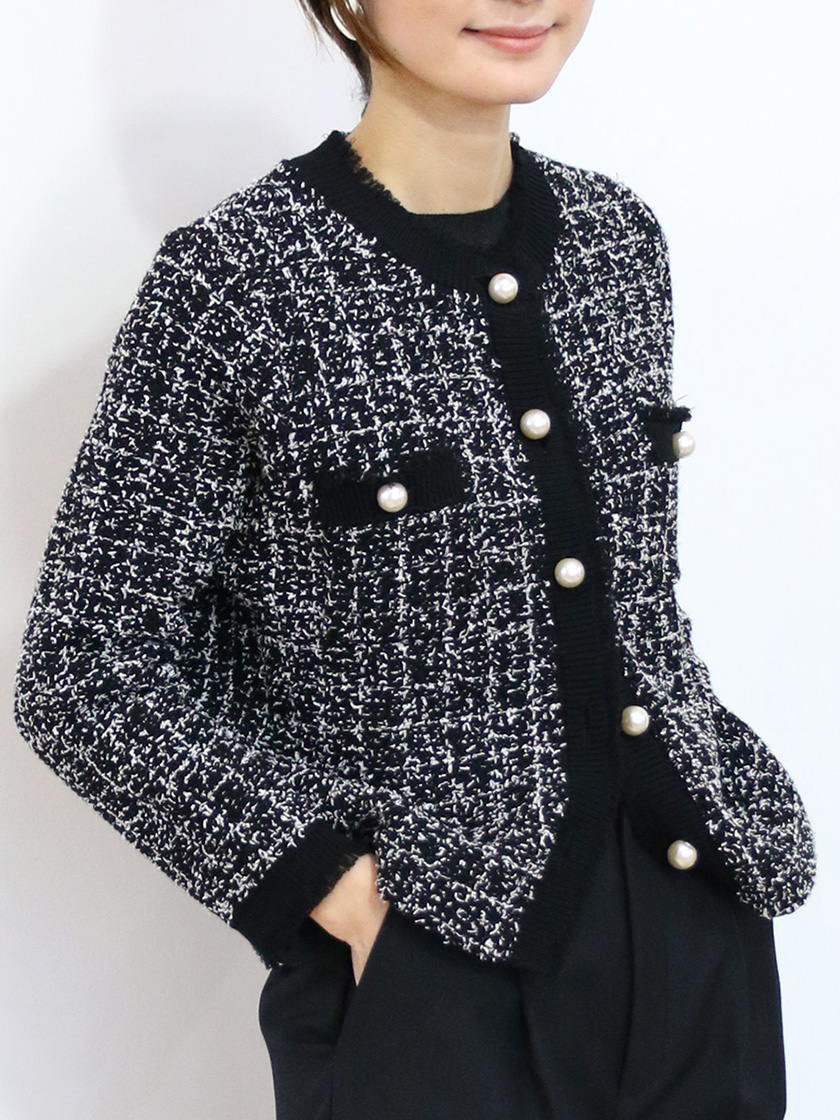 【ELLE SHOP限定】アイテム登場！　【SOI-MeME】のツイード風ニットシリーズ