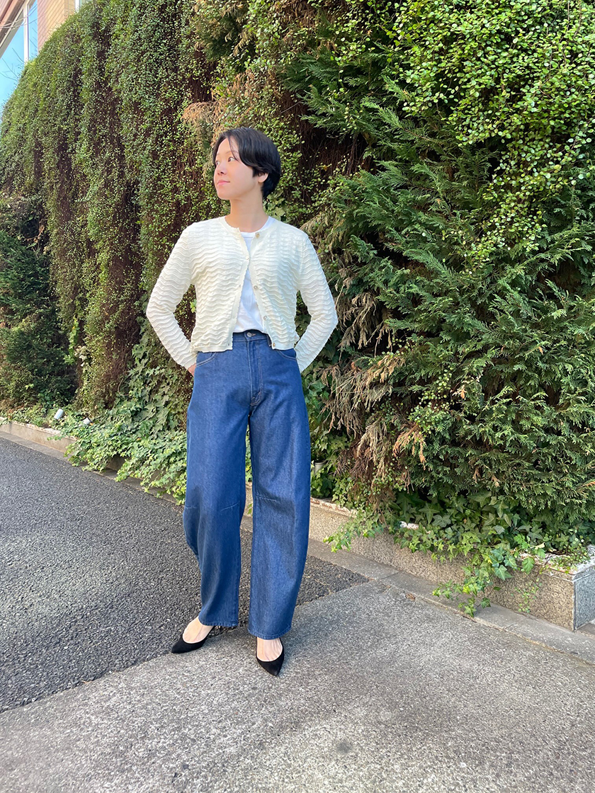 MOTHER(マザー)｜THE INSIDER CROP STEP FRAY グレーデニム/グレー の ...