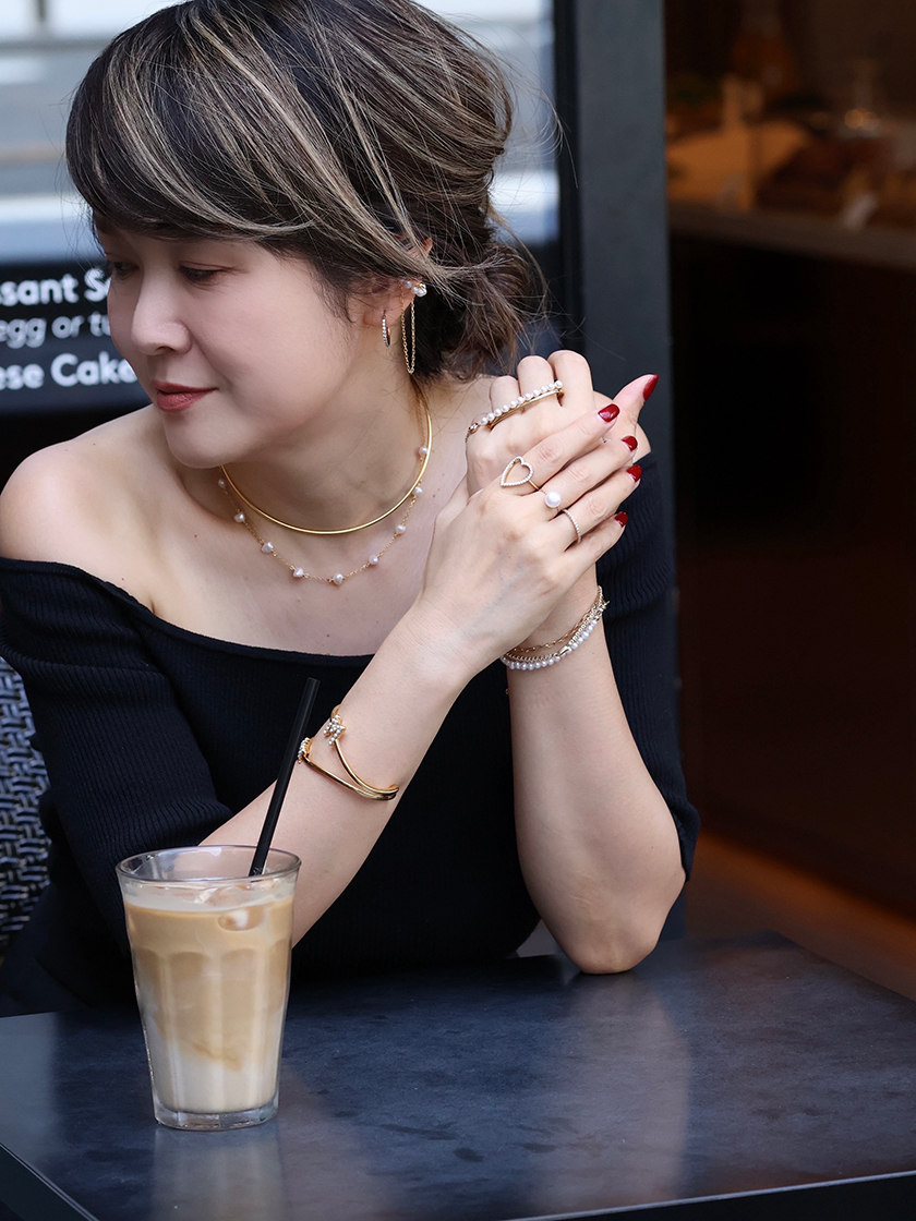 秋のはじまりはパールジュエリーで