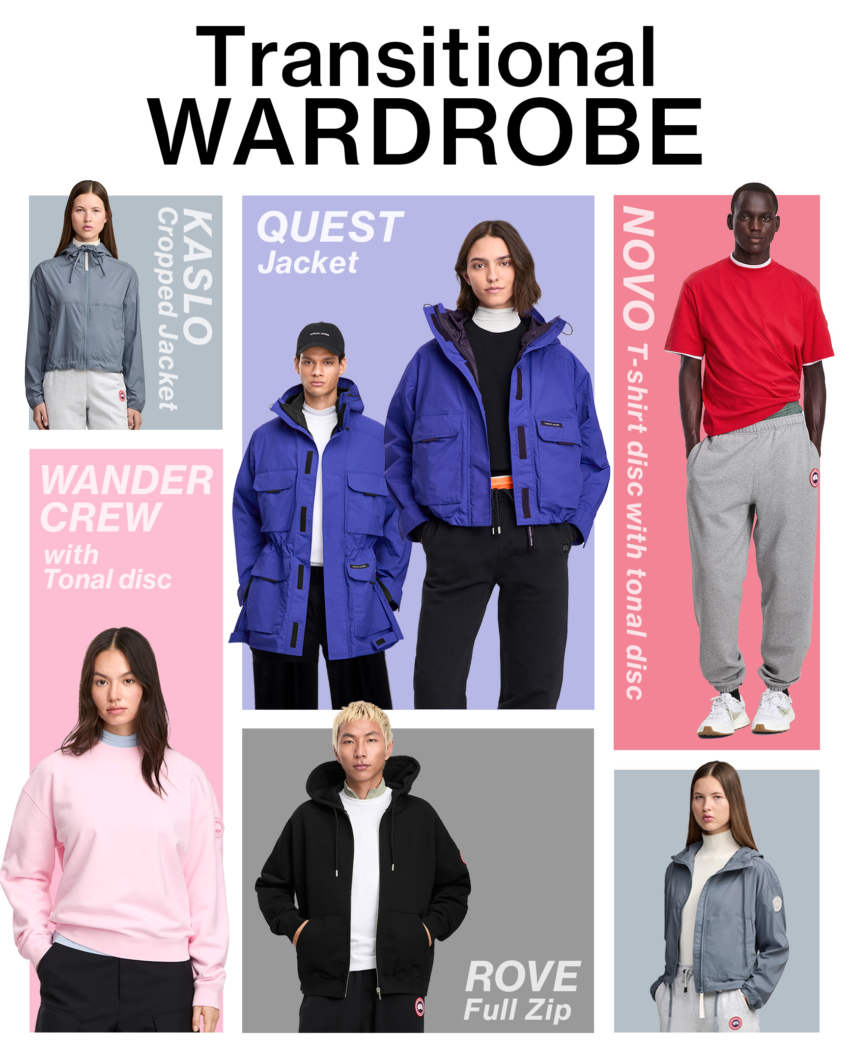 快適＆スタイリッシュな「カナダグース」の春コレクション