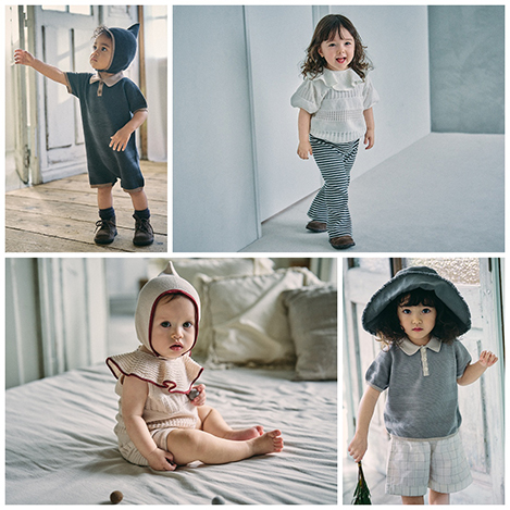 お出かけがもっと特別に。「マールマール」ベビー＆キッズのサマーニットコレクション