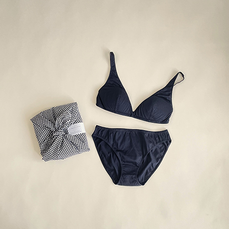 【NEW】オーガニックコットン100％！ノンワイヤーブラとショーツのSPECIAL SETが数量限定、登場。