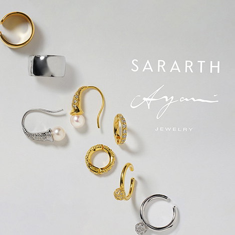 洗練を自由にまとう。「アヤミ ジュエリー」「サラース」デザイナーのジュエリースタイリング術