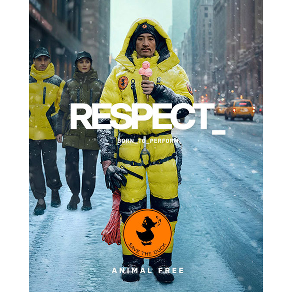 ヒマラヤの美しい色をまとう。「セーブ・ザ・ダック」のアニマルフリーのアウターウェア