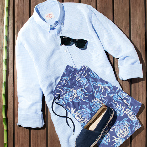 父の日のプレゼントにも最適！夏のプレッピースタイルはブルックス ブラザーズ レッド フリースにおまかせ！