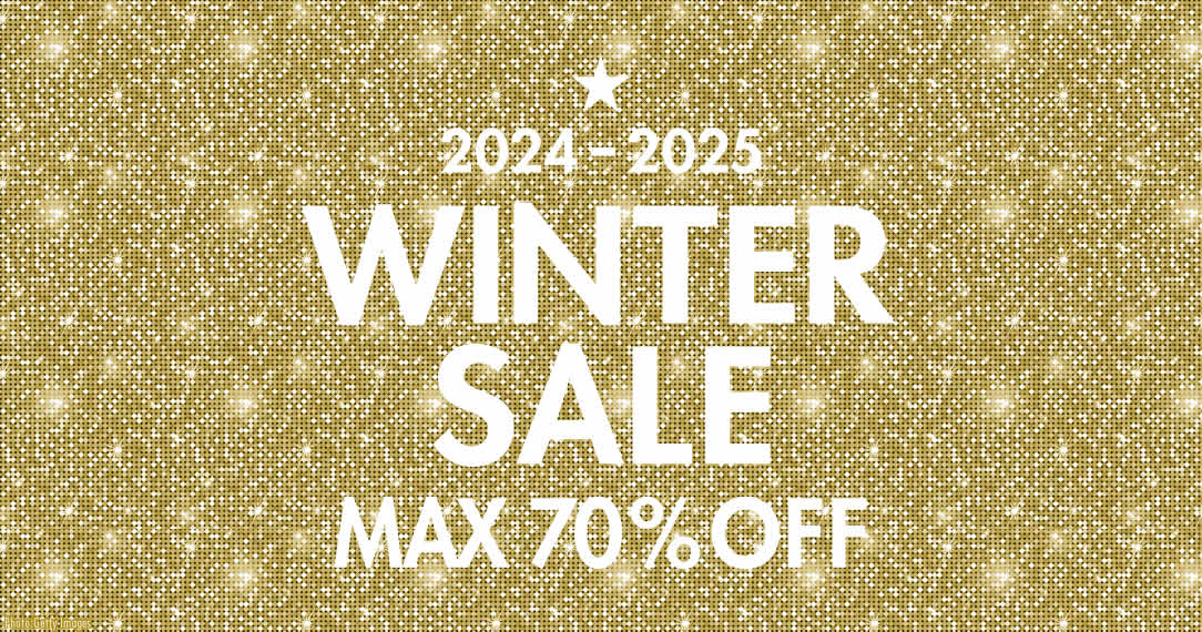 WINTER SALE 開催中！ 人気アイテムがプライスダウン