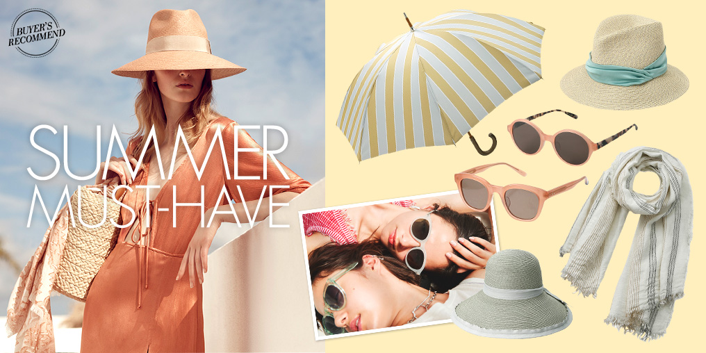 UV対策も万全! 頼れる夏小物を公開 UV対策も万全! 頼れる夏小物を公開