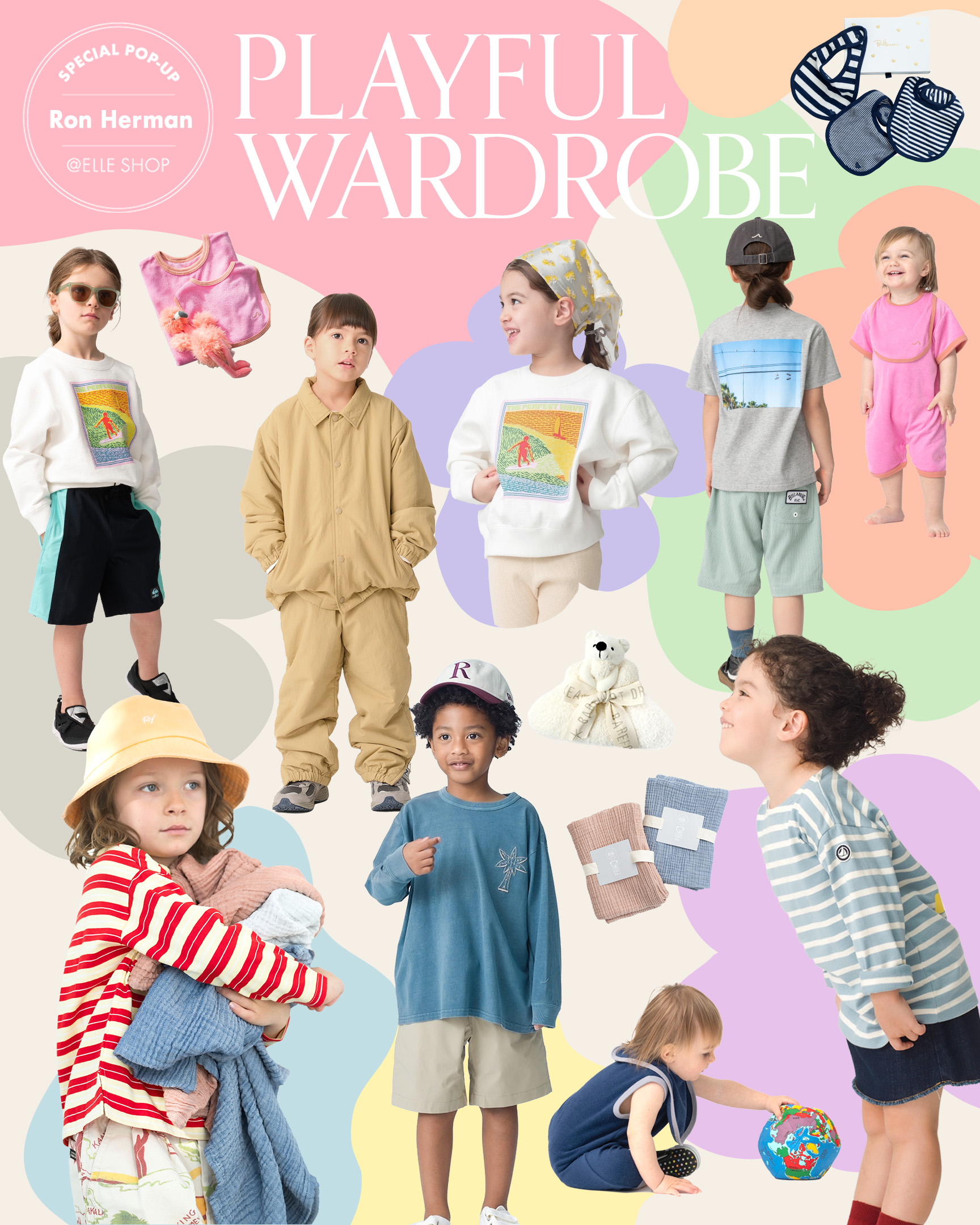 大人も楽しめる「ロンハーマン キッズ」が期間限定で初登場！