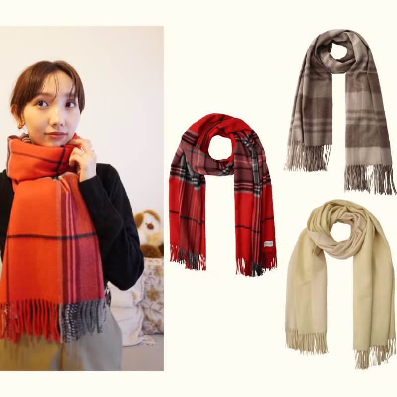 定番からトレンドまでをスタイリストが伝授！「マフラー・ストール」のおしゃれな巻き方