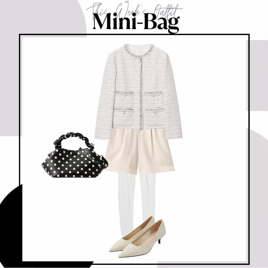 アクセサリー感覚で楽しめる！ 「ミニバッグ」を使った最旬スタイル【今週のコーデ】