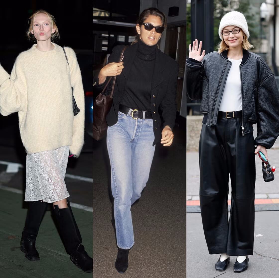 冬→春のブリッジアイテム10選。新旧トップモデルのコーデがお手本！