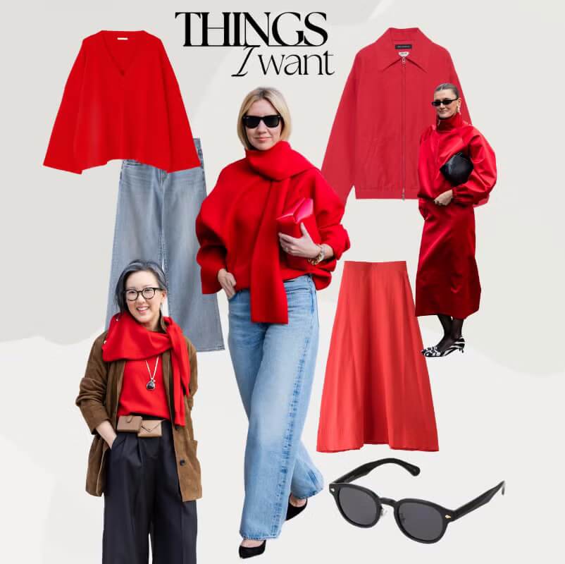 この春、“赤”を制する者がおしゃれを制す！【エディターのおしゃれムードボード】