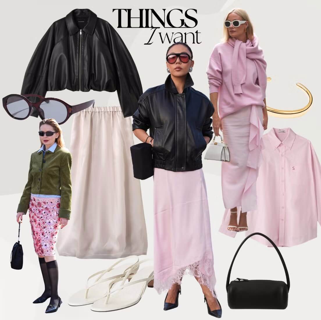 お花見コーデは“大人ピンク”で差をつける！【エディターのおしゃれムードボード】