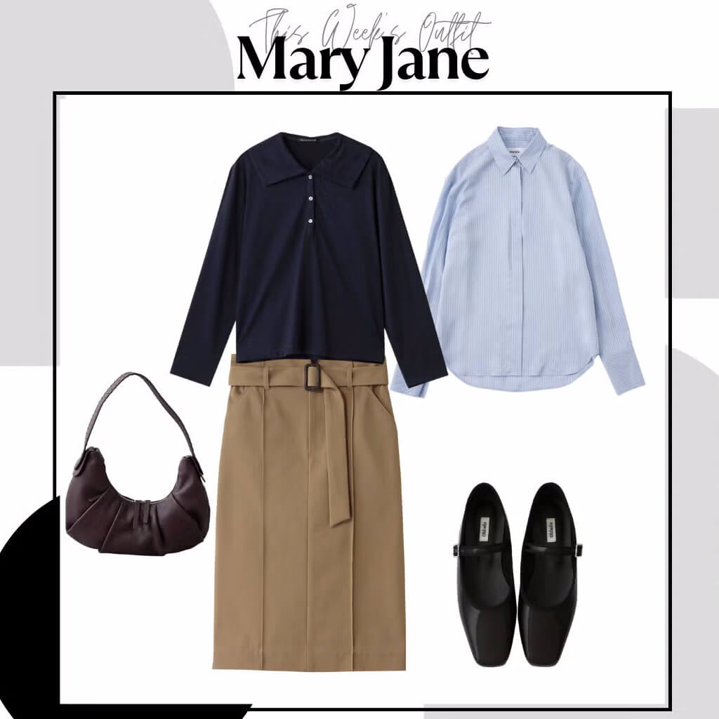 旬の「メリージェーン」で、定番スタイルを品よくスイートに【今週のコーデ】