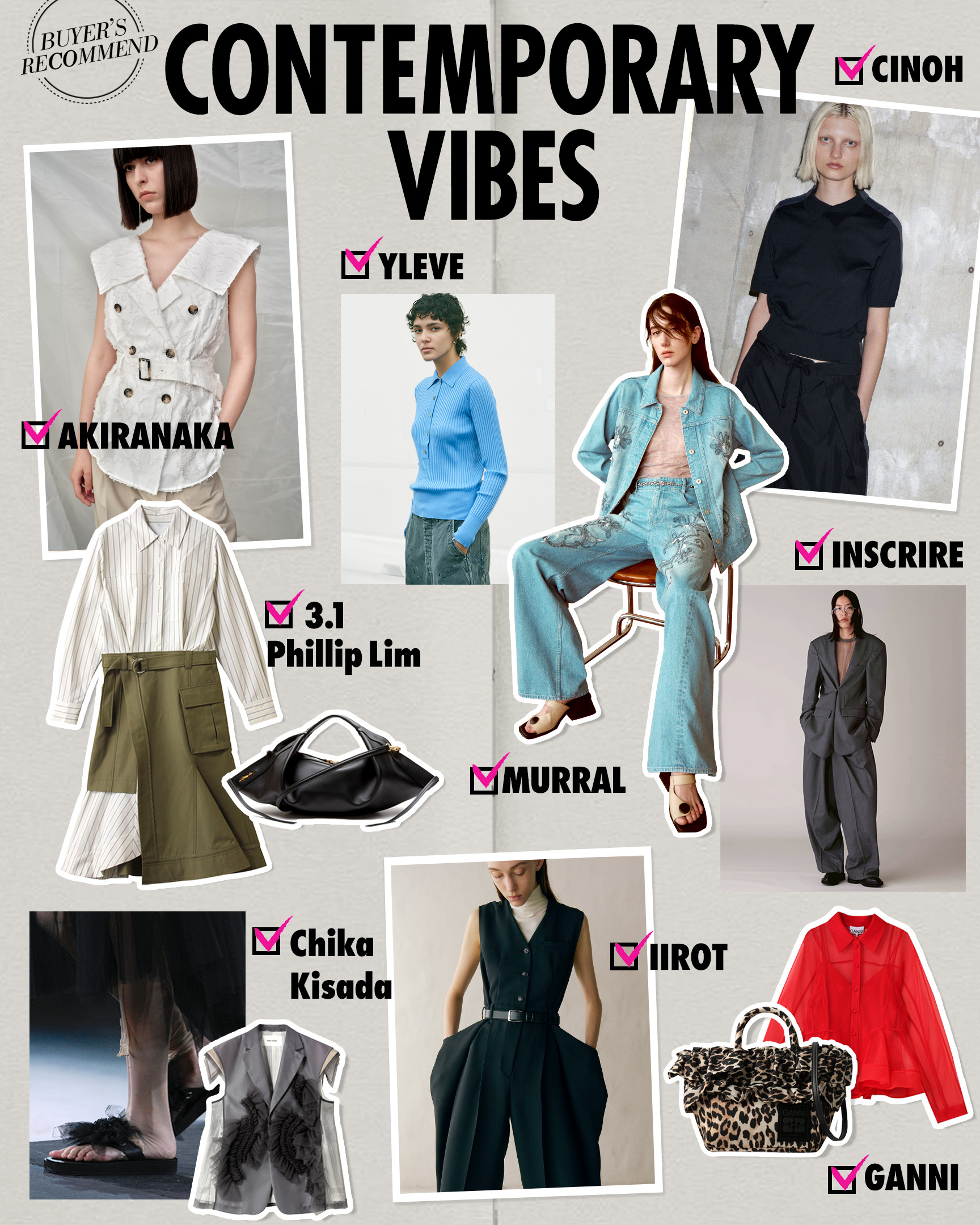 今のセンスと空気感が詰まった<br/>厳選コンテンポラリーブランド