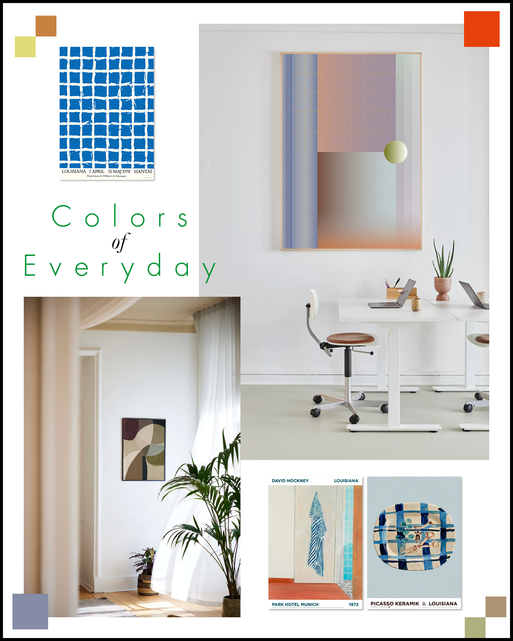 暮らしに洗練された彩りを。<br/>部屋の雰囲気を変えるアートポスター