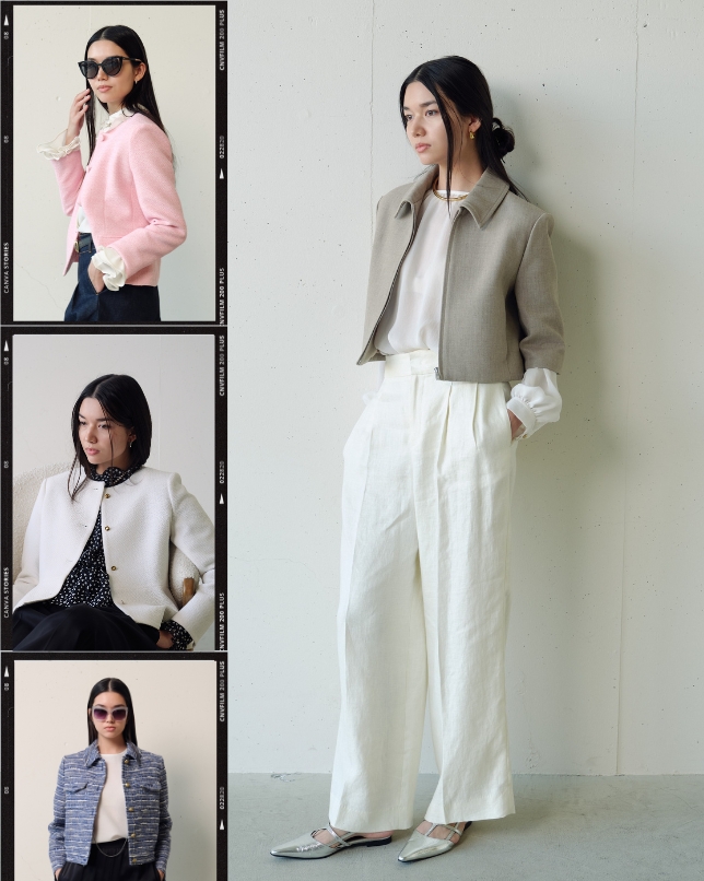 j. - 「ジェイドット」の最新ジャケットで春をスタート