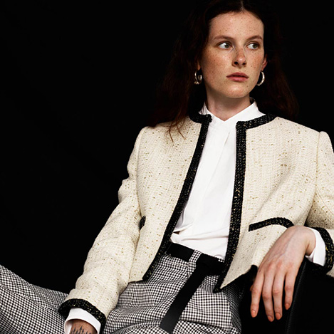 AUBRIOT - <RECOMMENDED>新年のオンシーンに最適なラメジャカードアイテム