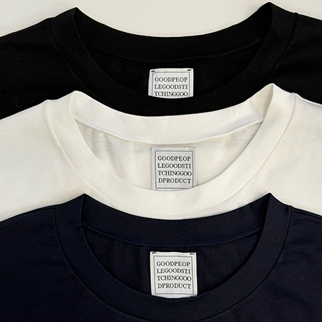 GOOD PEOPLE GOOD STITCHING GOOD PRODUCT - New Standard of Comfort を叶えるベーシックトップス