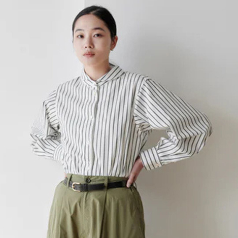 lelill - 【予約販売】アイロンいらずで超速乾 ピマソロシャツ・ブラウス