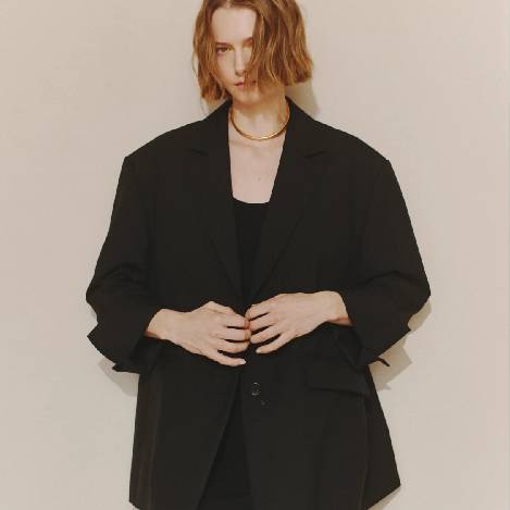 LE PHIL - ＜PICK UP＞抜け感と品格を両立させたビックジャケット