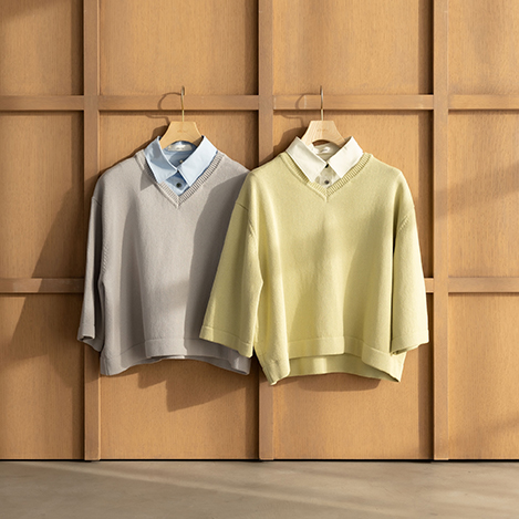 ebure - 「エブール」の春ニットでベーシックを更新！ 