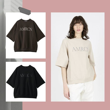 Americana - 「アメリカーナ」【ELLE SHOP限定】ハーフスリーブスウェットが登場！