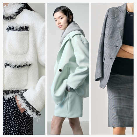 j. - The Jacket Edit ひとつのジャケットで、ONもOFFも。