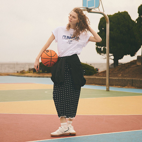 Shinzone - 完売前にチェック！　「シンゾーン」の大人に似合うドットスカートがヒット中