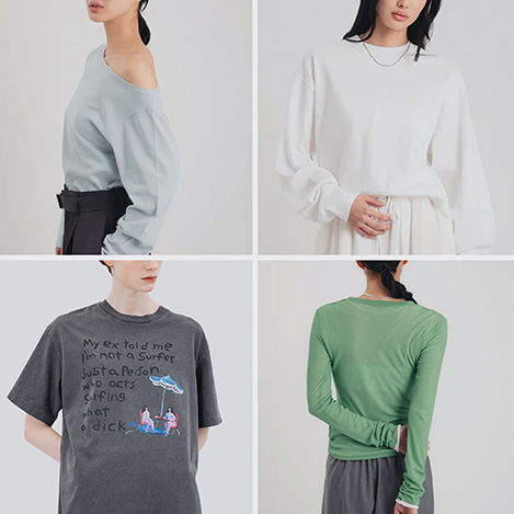 STUNNING LURE - 即戦力から春本番まで活躍！　タイプ別に選ぶ最旬カットソー