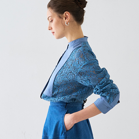 DESIGNWORKS - 春の着こなしを更新するレースアイテム