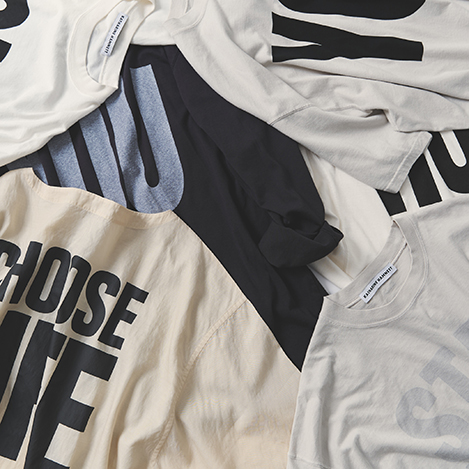 Whim Gazette - 「KATHARINE HAMNETT × Whim Gazette」別注Tシャツの新作が登場。