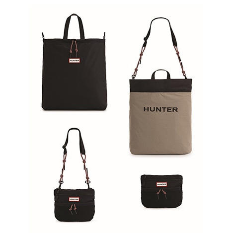 HUNTER - 軽やかさとタフさを両立、はっ水ナイロンの「Travel Bag」シリーズ